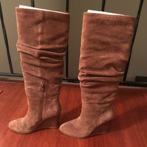 French Connection Wedge Slouch knee High boots